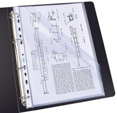 Oxford Prospekthülle Standard, DIN A4, PP, 0,09 mm, genarbt