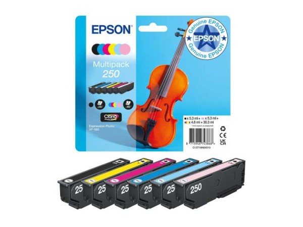 EPSON Multipack 6-colours 250 Ink C13T16N84010