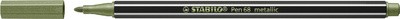 STABILO Fasermaler Pen 68 metallic, gold