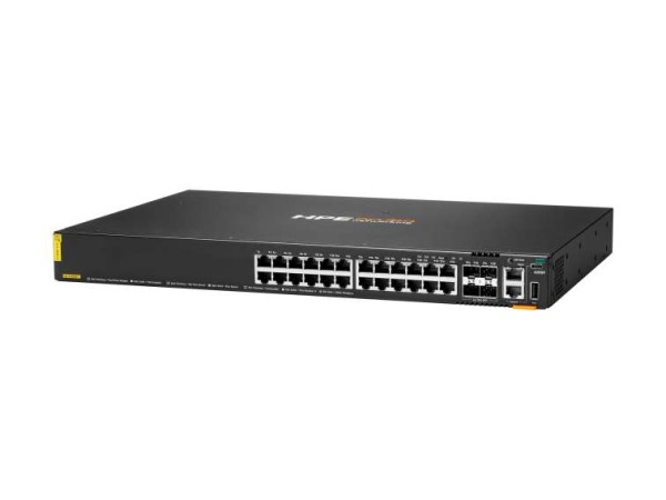 HPE Aruba Networking CX 6200F 24G Class-4 PoE 4SFP+ 370W Switch PDU JL725B#B2C