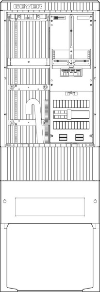 ABN BRAUN AG ABN BRAUN AG ABN Zähleranschlusssäule 1 SZ175ZL1500 ZP,Leerpl.5pol