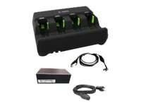 ZEBRA 3600 BATTERY CHARGER KIT: INCLUDES 4 SLOT CHARGER (SAC3600-4001CR), P SAC3600-KIT