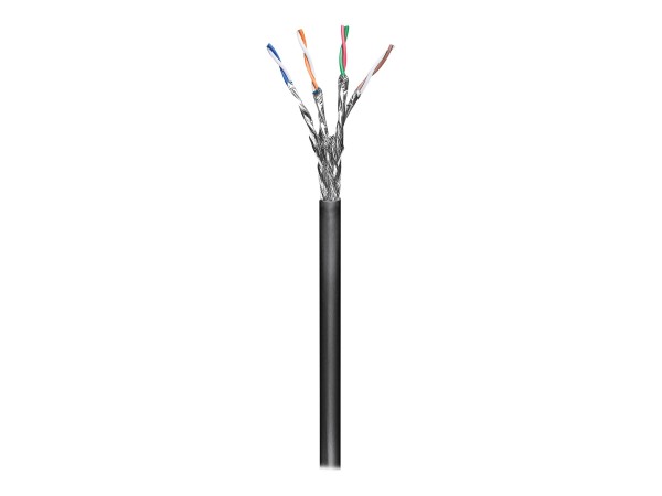 WENTRONIC CAT 6 Installationskabel 4x2xAWG23/1 S/FTP outdoor - 2xgeschirmt: 57197