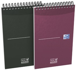 Oxford Office Spiralnotizblock "Task Manager", 125 x 200 mm