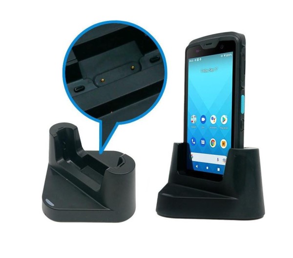 UNITECH UNITECH EA520 1-slot charging cradle (Not included but optional accessory: USB cable and USB power a
