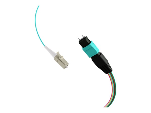 EFB ELEKTRONIK EFB ELEKTRONIK MTP¬-M/LC 12-Fasermatrix Patchkabel OM3,LSZH Aqua, 0,4m Anwendung: Geeignet für Übert