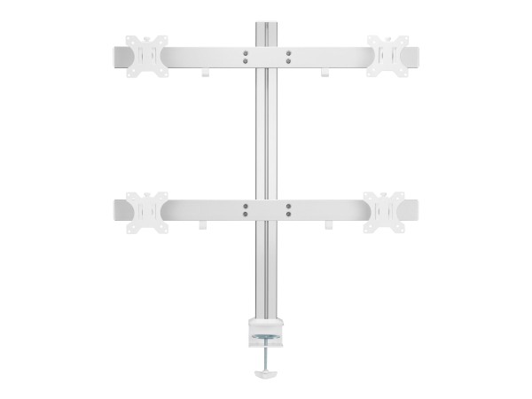 INTOS ELECTRONIC INLINE Aluminium Monitor-Tischhalterung für 4 Monitore bis 32", 8kg