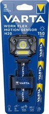 VARTA Kopflampe "Work Flex Motion Sensor H20", inkl. 3x AAA