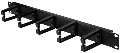 LogiLink 19" Rangierpanel, 1 HE, 5 Kabelführungsbügel