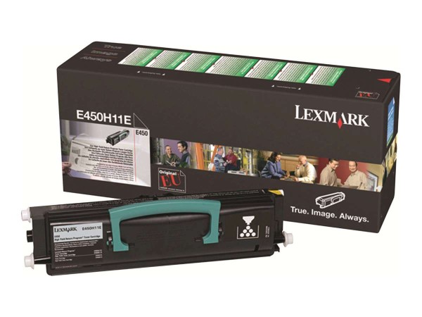 LEXMARK Schwarz Tonerpatrone LRP E450H11E