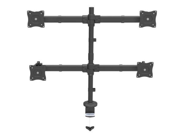 STARTECH.COM Schreibtisch Vierfach-Monitorhalterung - Schwenkbar - Für VESA ARMQUAD