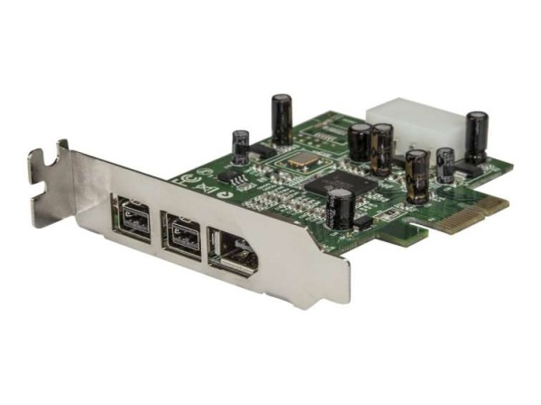 STARTECH.COM 3 Port 800+400 FireWire PCI Express Schnittstellen Combo Karte PEX1394B3LP