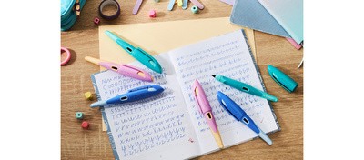STABILO Füllhalter EASYbirdy L pastel Edition, pink/apricot