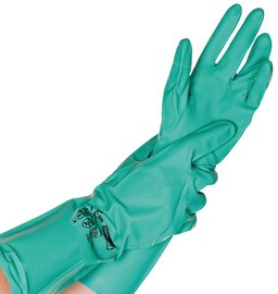 HYGOSTAR Nitril-Universal-Handschuh "PROFESSIONAL", M, grün