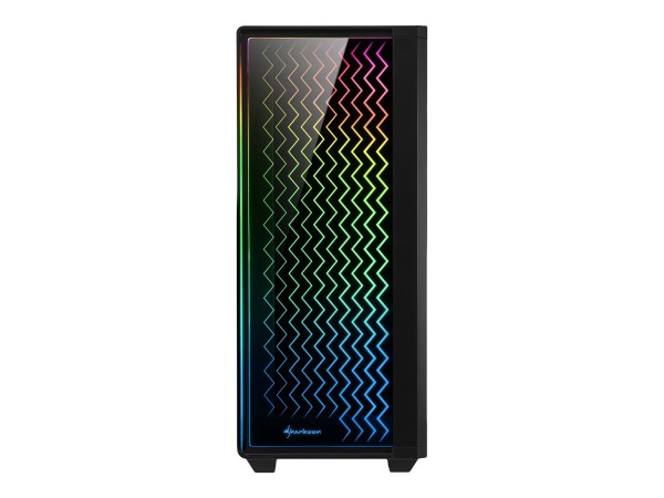 SHARKOON RGB LIT 200. Formfaktor: Midi ATX Tower (4044951028160) 4044951028160