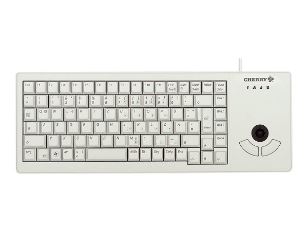 CHERRY Cherry G84-5400LUMDE-0 XS Trackball Keyboard USB grau