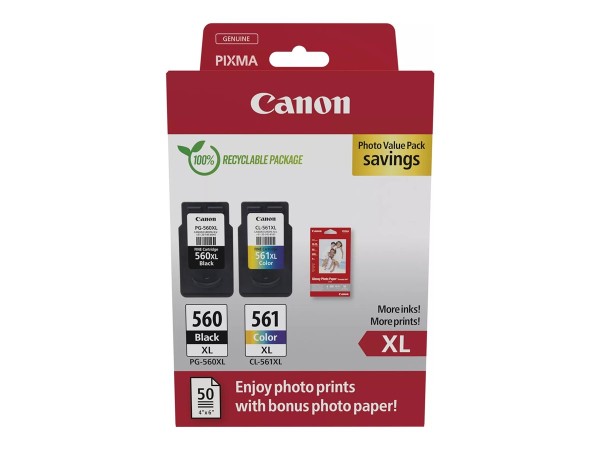 CANON PG-560 XL / CL-561 XL Photo Value Pack 3712C008