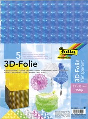 folia 3D-Folie, Stärke: 150 my, 230 x 330 mm, sortiert