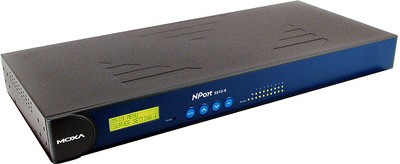 MOXA 19" Industrial Ethernet Serial Device Server, 16 Port