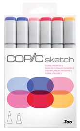 COPIC Marker sketch, 6er Set "Floral Favorite 2"