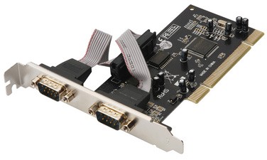 DIGITUS Serielle RS-232 PCI Karte, 2 Port
