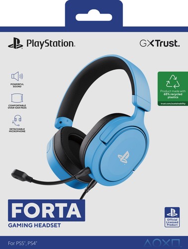 TRUST TRUST Gaming GXT 498B Forta Gaming-Headset für PS5 - Blau