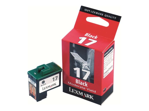 LEXMARK Cartridge No. 17 Schwarz Tintenpatrone 10NX217E
