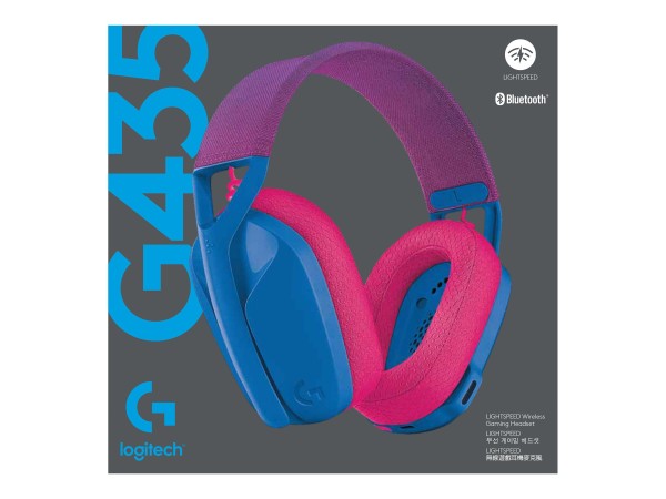 LOGITECH LOGITECH G435 LIGHTSPEED Wless Gaming HeadsetBLUE