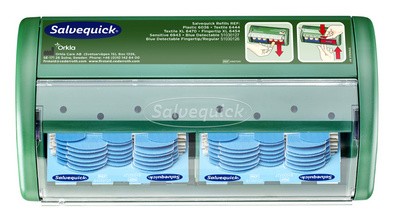 CEDERROTH Salvequick Pflasterspender, mit blauen Pflastern