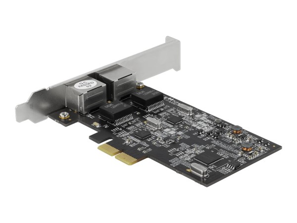 DELOCK DELOCK PCI Express x2 Karte auf 2 x RJ45 2,5 Gigabit LAN RTL8125