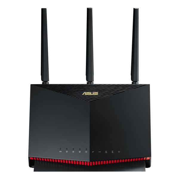 ASUS RT-AX86U Pro WiFi 6 Gaming Router AX5700 Dual-Band, 1x 2.5GbE LAN, 4x 90IG07N0-MO3B00