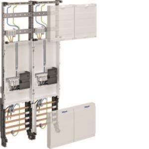 HAGER HAGER Komplettfeld universZ 2ZP ZK33W3N 2feld m.Zählersteckklemme