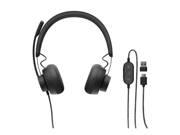 LOGITECH LOGITECH ZONE WIRED - GRAPHITE - EMEA