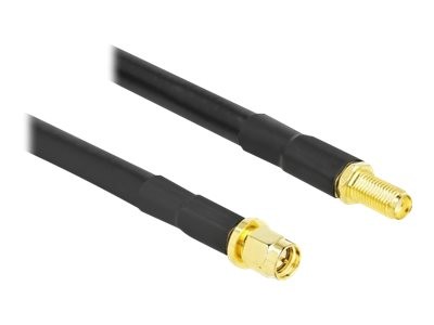 DELOCK DELOCK Antennenkabel SMA Stecker zu SMA Buchse LMR/CFD300 10 m low loss