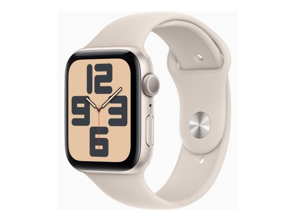 APPLE Watch SE GPS 44mm Starlight Aluminium Case with Starlight Sport Band MRE53QF/A