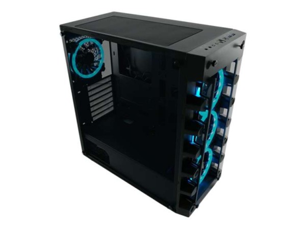 LC-POWER Gaming 709B Solar_System_X - Tower - ATX - ohne Netzteil - Schwarz LC-709B-ON