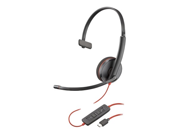HP HP Poly Blackwire 3210 Monaural USB-C Headset Bulk