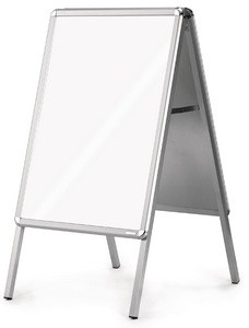 magnetoplan Topschild für Plakatständer SP A1, weiß