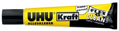 UHU Alleskleber Kraft FLEX + CLEAN, transparent, 42 g