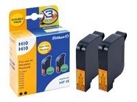 PELIKAN PELIKAN H10 Double Pack 2er Pack Schwarz Tintenpatrone