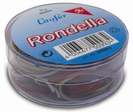 Läufer Gummiringe RONDELLA in Dose, sortiert, 25 g