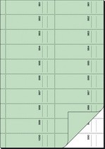 sigel Formularbuch "Bonbuch", A4, 1000 Abrisse, sortiert