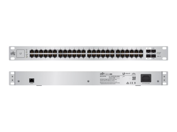 UBIQUITI NETWORKS Ubiquiti UniFi Switch 48, 750W, 48 Gigabit P., 2 SFP+, 2 SFP