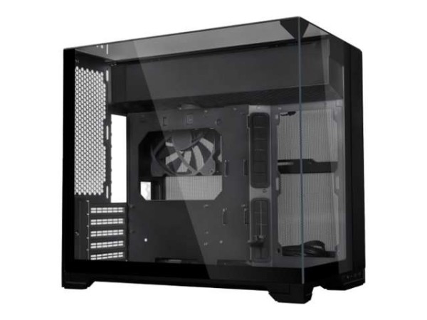 LIAN LI O11 Vision-M PC-Gehäuse, Micro-ATX, Tempered Glass - schwarz G99.O11VMX.00