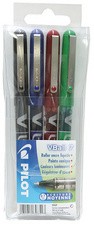 PILOT Tintenroller V Ball VB 7, 4er Etui, farbig sortiert