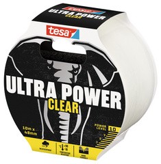 tesa Reparaturband ULTRA POWER CLEAR, 48 mm x 10,0 m