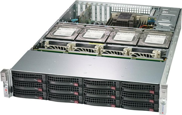 SUPERMICRO SUPERMICRO Barebone Storage SuperServer Black 2U Dual Sockel 4189 SSG-620P-ACR16L