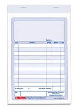 herlitz Formularbuch "Kassenblock", DIN A6, 2 x 50 Blatt