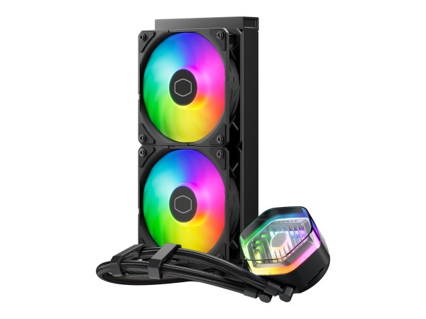 COOLERMASTER MasterLiquid 240 Atmos ARGB - Prozessor-Flüssigkeitskühlsystem MLX-D24M-A25PZ-R1