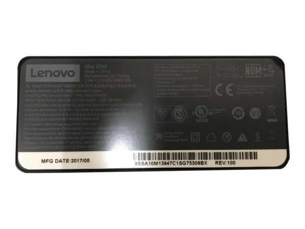 LENOVO LENOVO 01FR027 USB-C Netzteil 65 Watt Original